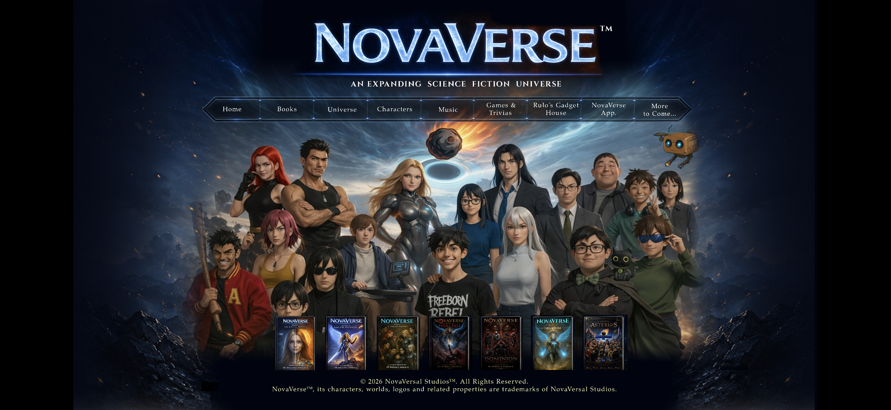 NovaVerse Saga — Science Fiction Universe